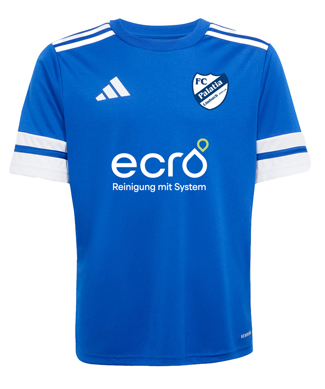 Sporttrikot, Jersey, Kurzarm, Blau, Trikotlogo