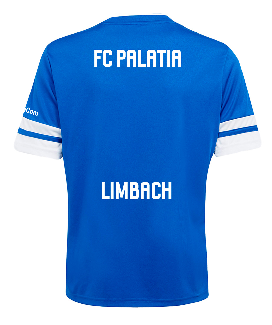 Trikot, Rückseite, Kurzarm, blau, Limbach