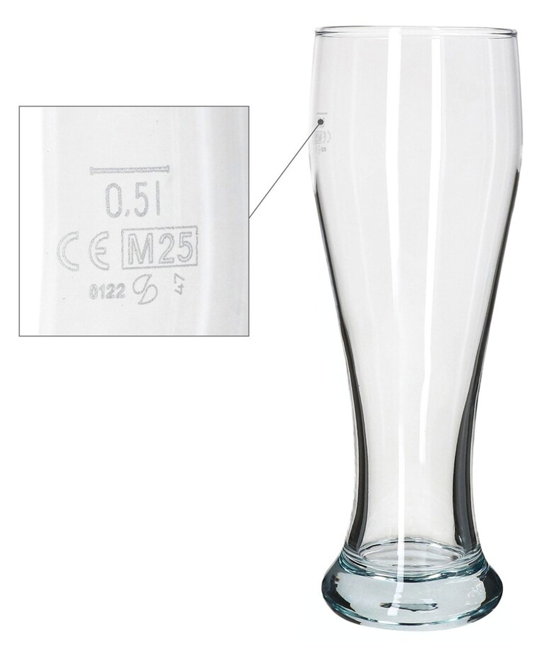 Glas, Tallglas, Trinkglas, 0,5l, Prismenform