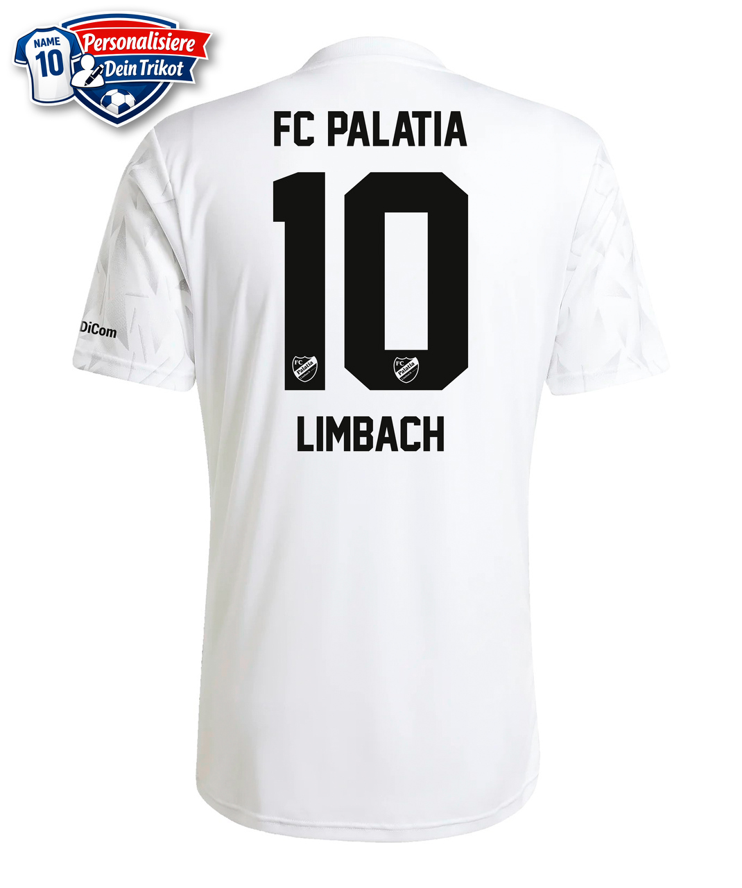 Fußballtrikot, Trikot, Rückenaufdruck, Nummer 10, Limbach